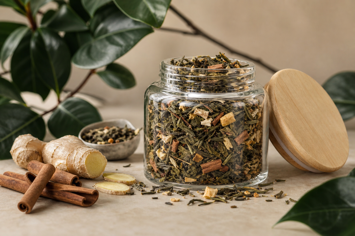 Té Termogénico Natural — mezcla herbal quemagrasas